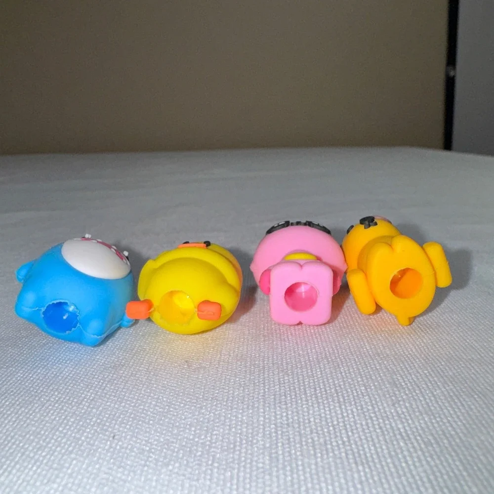Disney Ghost-Spider Sonic the Hedgehog Mini Figures Pencil Toppers Lot 10pc‎